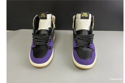 Hyperoad HIGH PURPLE UNION 1 X  OG JORDAN BLACK “MAMBA” GOLD AIR 1110